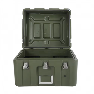 R534338 Rugged roto-molded protective case plastic military equipment cases