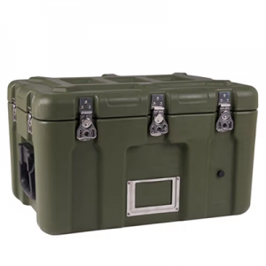 R493231 Rugged roto-molded case plastic military transport cases