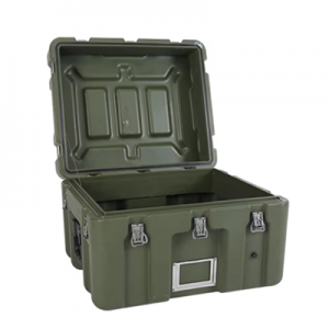 R534338 Rugged roto-molded protective case plastic military equipment cases