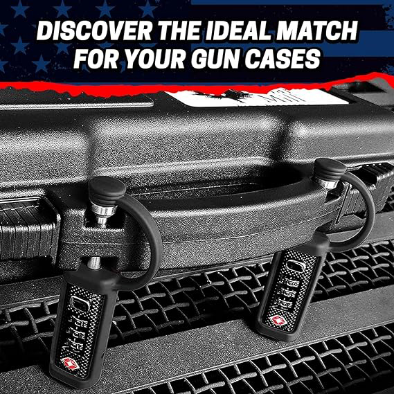 TSA Approved Gun Case Lock for Guns Luggage Rifles Pistols (7)