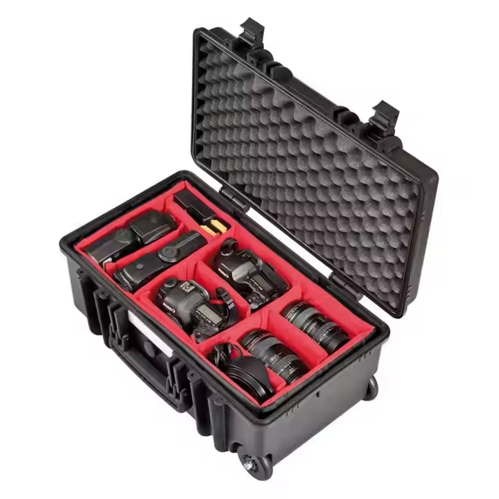 Customize Foam |Waterproof Hard Case with Foam Insert for Camcorder Storage