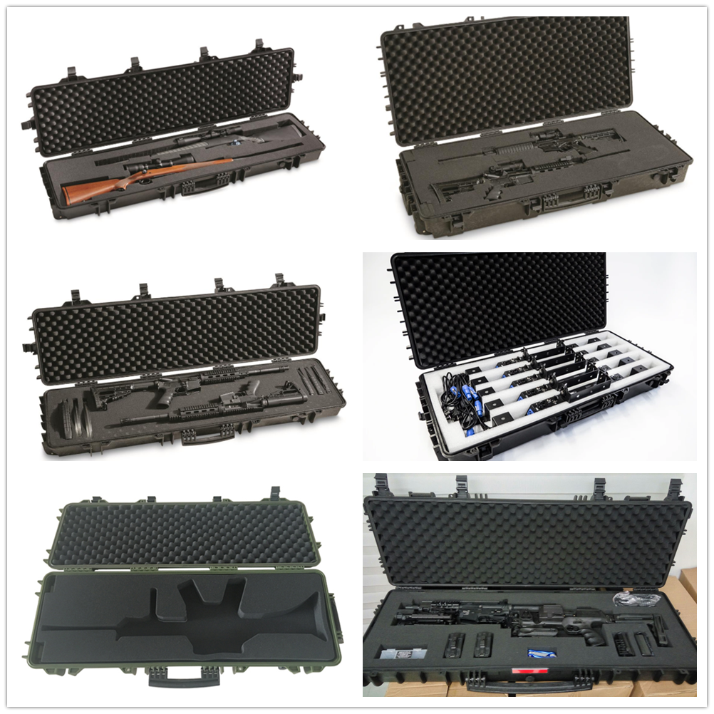 gun case with customized foam