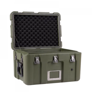 R493231 Rugged roto-molded case plastic military transport cases